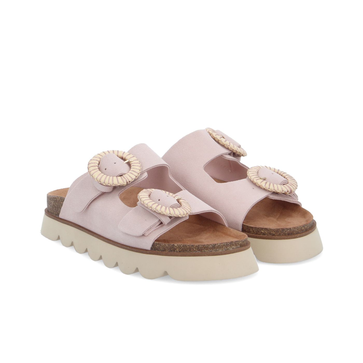 SANDY SLAP W - SUEDE - PINK